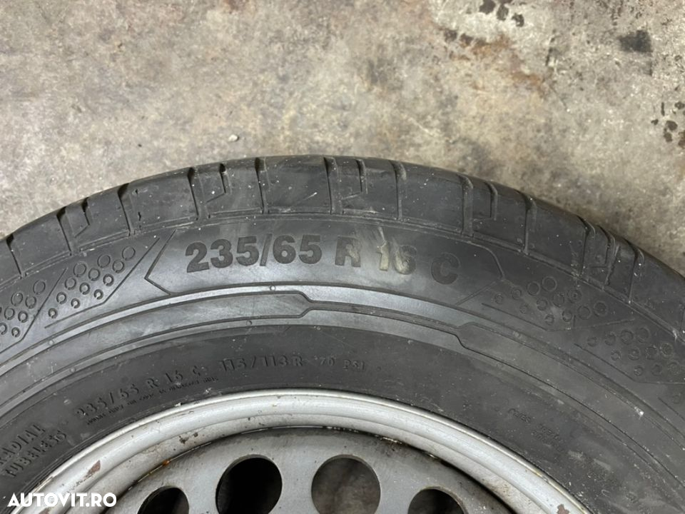 Roata, janta originala MERCEDES SPRINTER an 2007-2017 cu cauciuc Continental vara 235/65R16C - 2