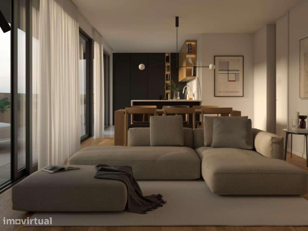 Apartamento T0+1 - varanda - Carvalhido(Jto. Metro) - Grande imagem: 3/8
