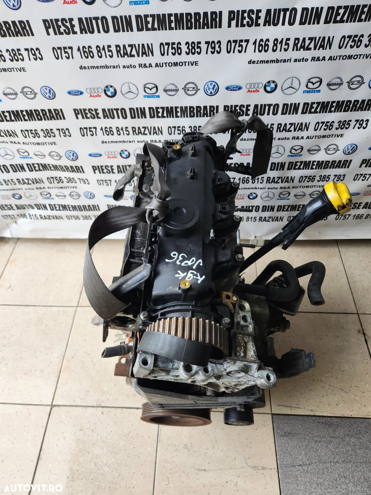 Motor K9KJ836 1.5 Dci Euro 5 Motor Dacia Duster Lodgy Logan Sandero Renault Clio Megane 3 Scenic 3 - 4