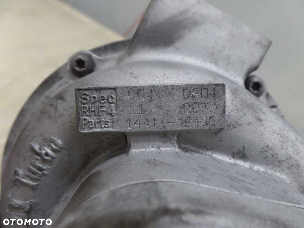 NISSAN CABSTAR MAXITY NT400 2.5 TURBOSPREZARKA TURBO 14411-MB40C 07-18 - 5