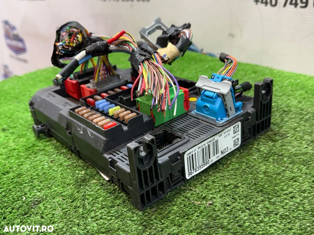 TABLOU PANOU SIGURANTE PEUGEOT 208 1.4 DIESEL 2013 COD OEM 9678355980 967835598002 2012-2018 - 5