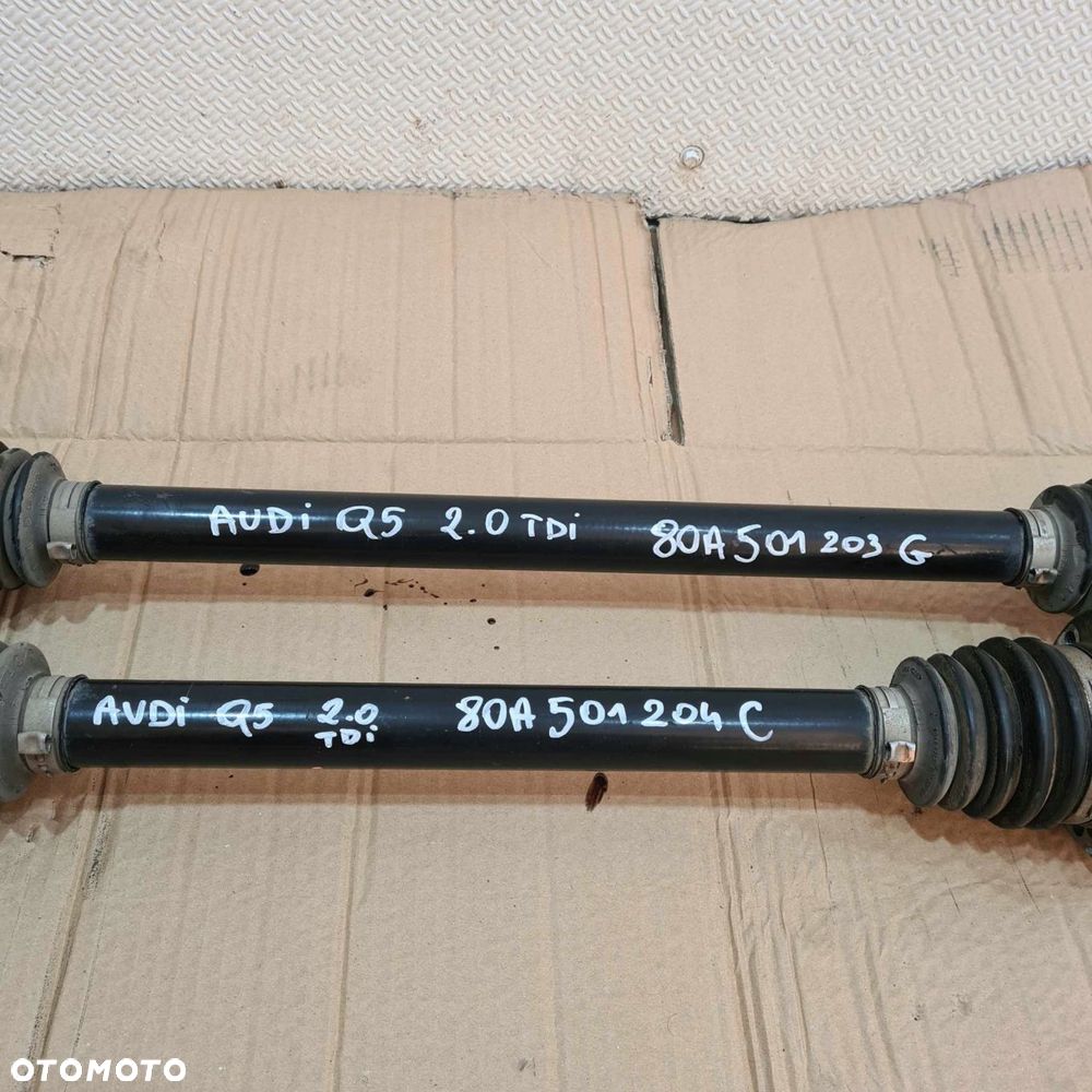audi q5 ii 80a półoś lewa prawa tył tylna - 2