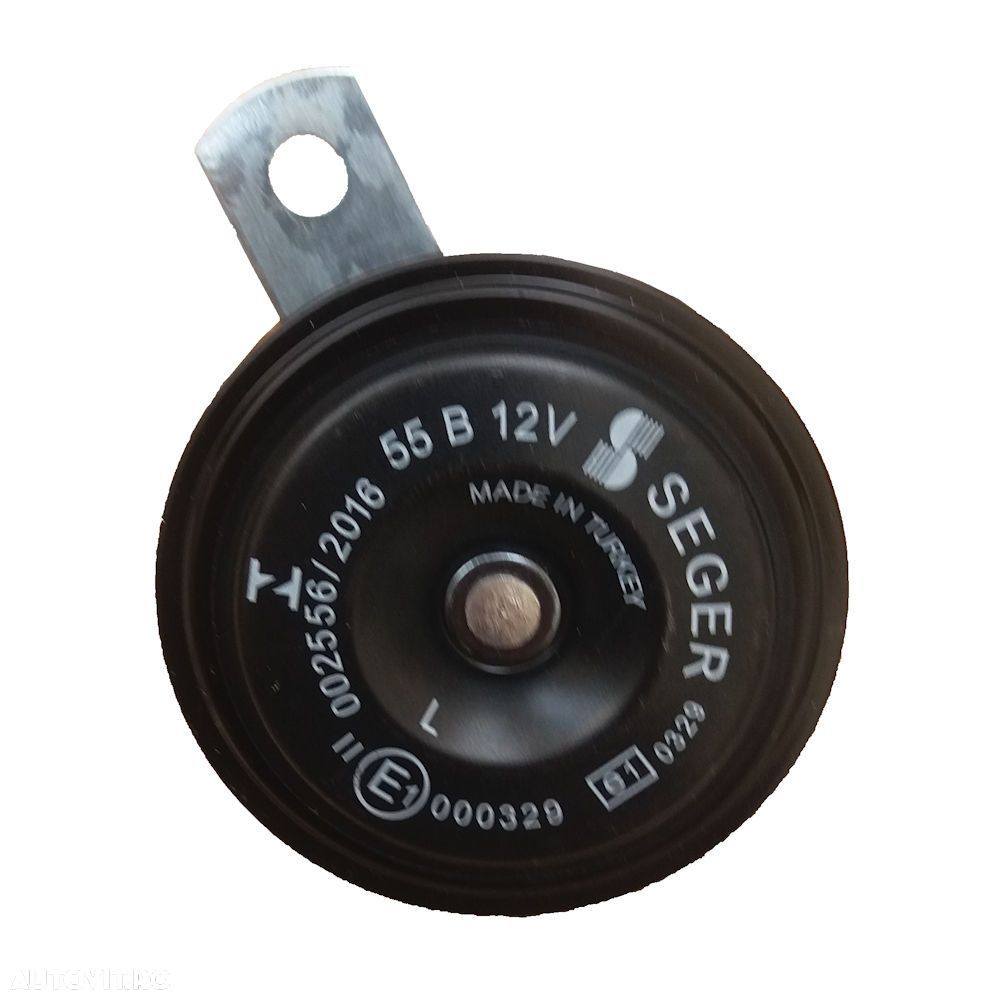 Claxon auto 12V 350HZ 2x(6.3x0.8) SG55BL8 - 1