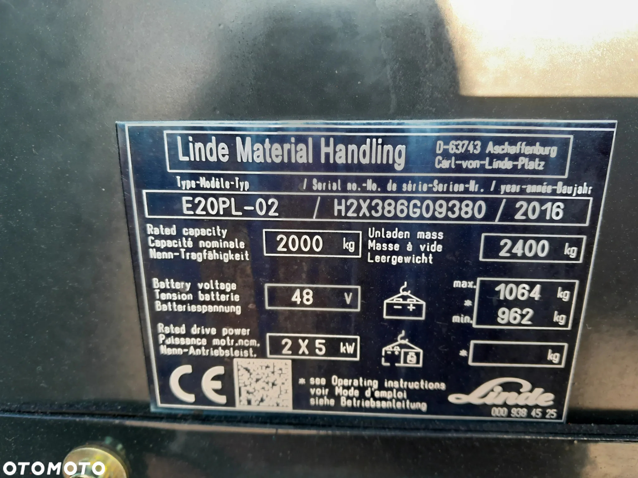 Linde E 20PL-02 - 14