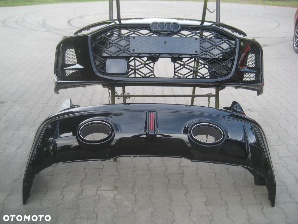 audi a6 c9 rs6 26r zderzak przedni atrapa tył 6xpdc - 1