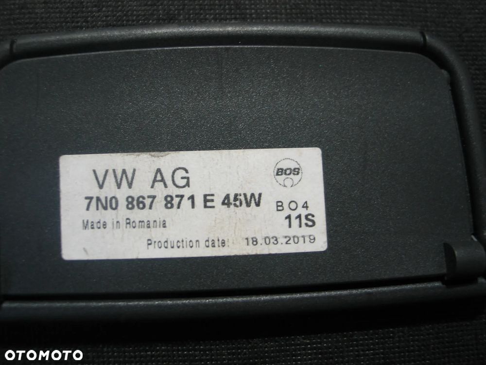 Roleta bagaznika vw sharan seat alhambra 2 II 7N 7N0 7N0867871E oryginal - 9