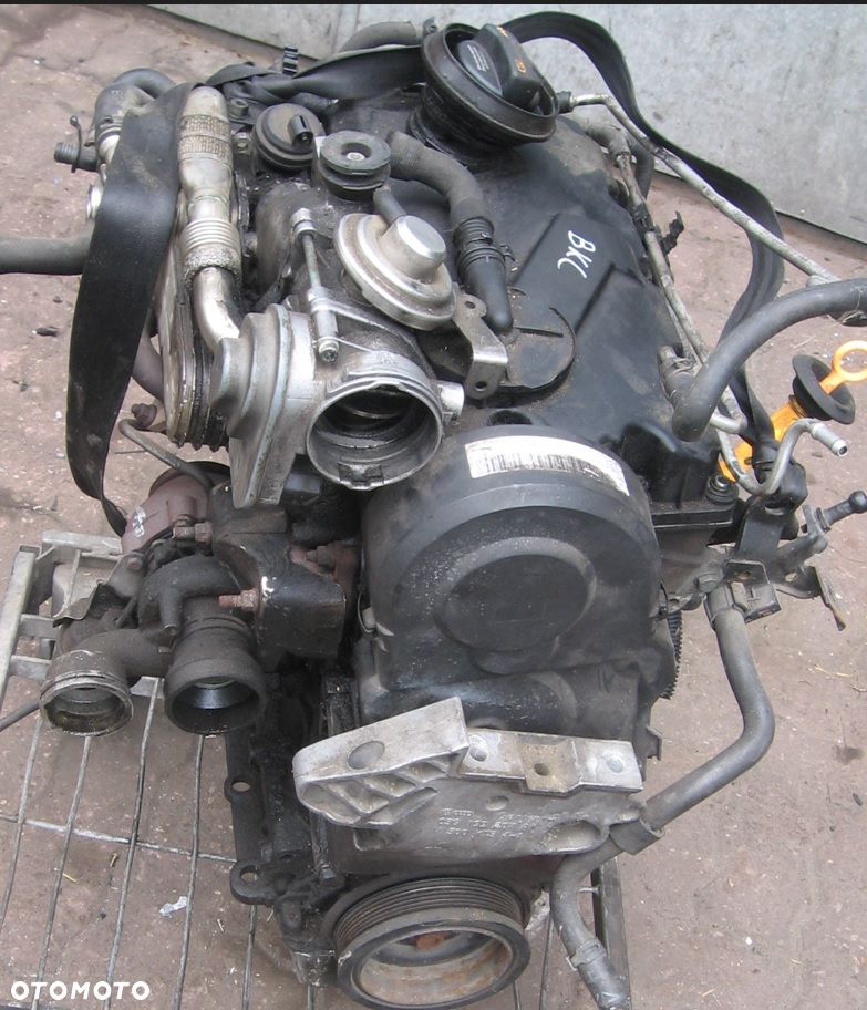 BKC silnik motor słupek 1.9 TDI GOLF V AUDI A3 8P LEON TOLEDO - 5