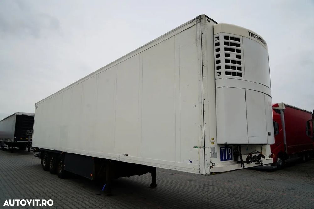 Schmitz Cargobull / REFRIGERAT / THERMO KING / DHOLLANDIA LIFT / COȘ PENTRU PALEȚI / SAF - 2