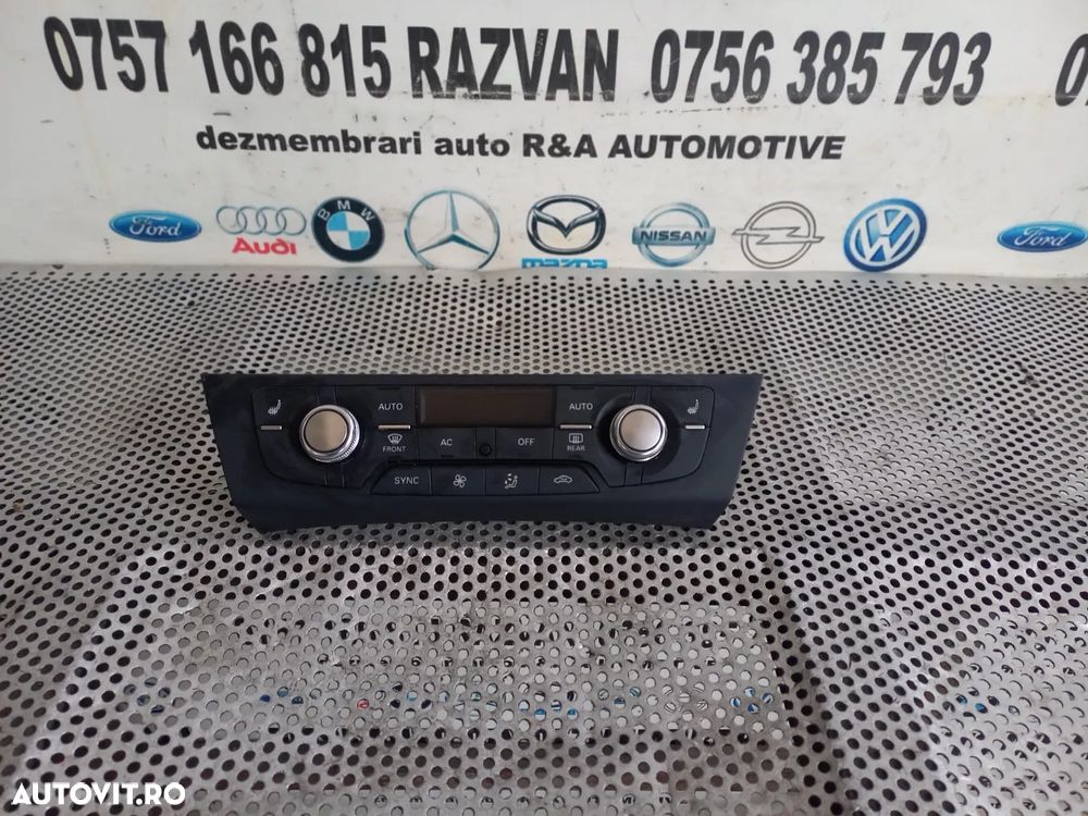 Panou Modul Comenzi Clima Dublu Climatronic Cu Incalzire In Scaune Audi A6 4G C7 A7 Volan Stanga Co - 1