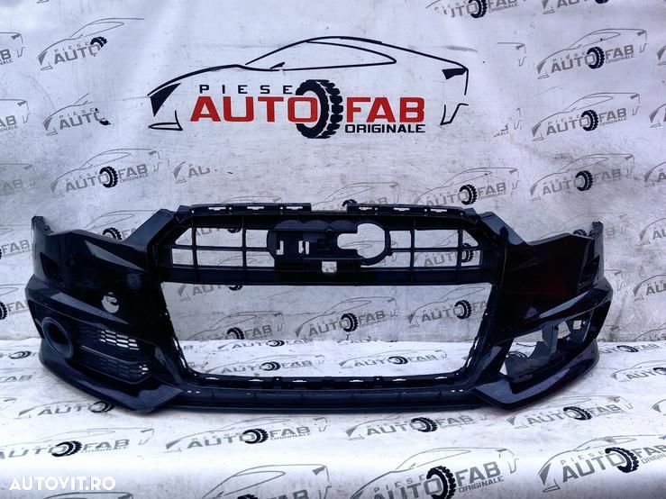 Bara fata Audi A6 4G C7 S-Line Facelift an 2015-2018 Gauri pentru 6 senzori si spalatoare faruri - 1