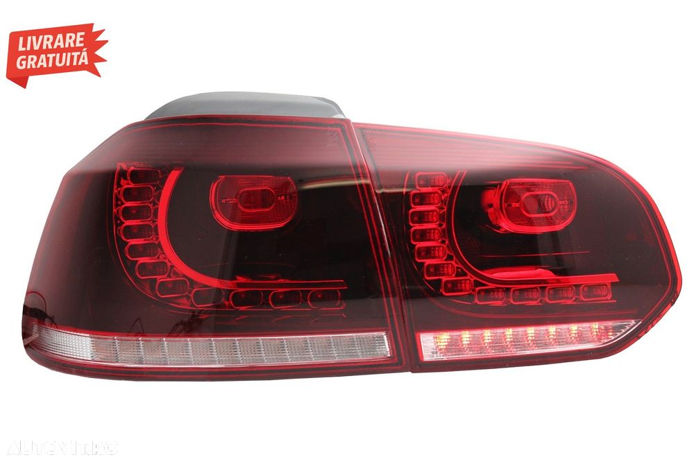 Stopuri Full LED VW Golf 6 VI (2008-2013) GTI R20 Design- livrare gratuita - 7