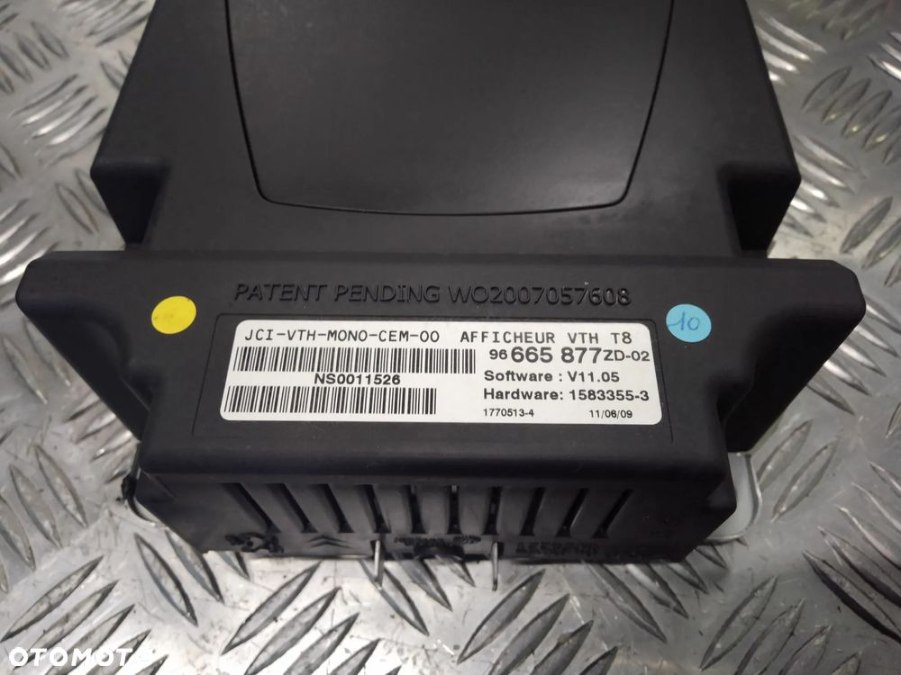 Wyświetlacz Head Up PEUGEOT 3008 96665877 - 2