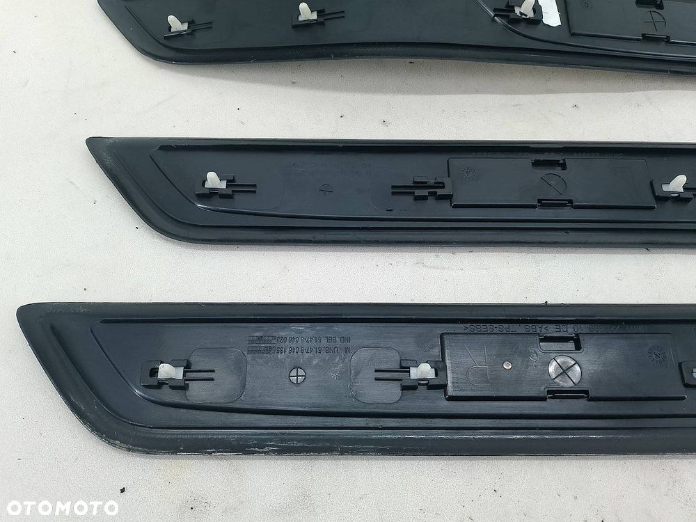 LISTWY PROGOWE KOMPLET BMW SERIA 7 F01 7190977  8046289  7181011 - 5