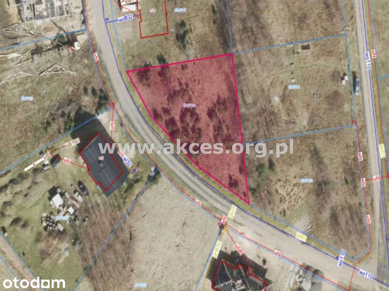 Dzałka budowlana 1039m2 Osiedle Słoneczne Droszków - Pełny obrazek: 2/3
