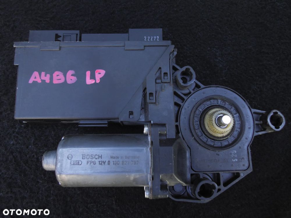 AUDI A4 B6 SILNICZEK PODNOŚNIK SZYBY LEWY PRZÓD 8E1959801 105844-103 0130821767 - 1