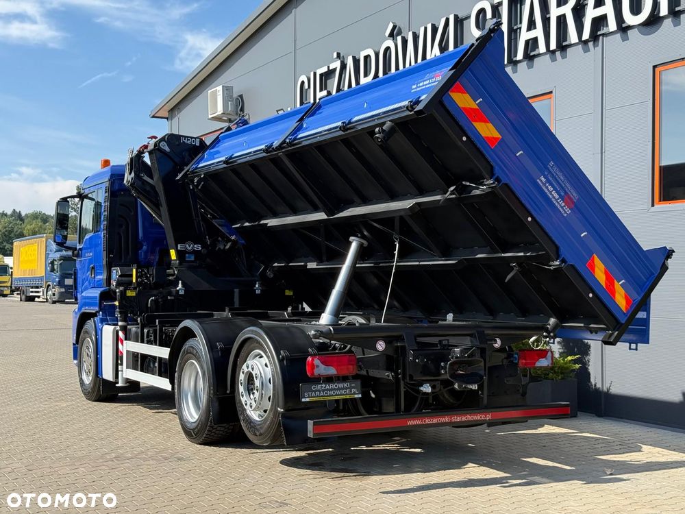 MAN TGM TGS TGX 26.360 // E5 // 6x2 6x4 // WYWROTKA 3-S // HMF 1420 K2 // kipper, krane, crane, żuraw, dźwig, wywrot - 15