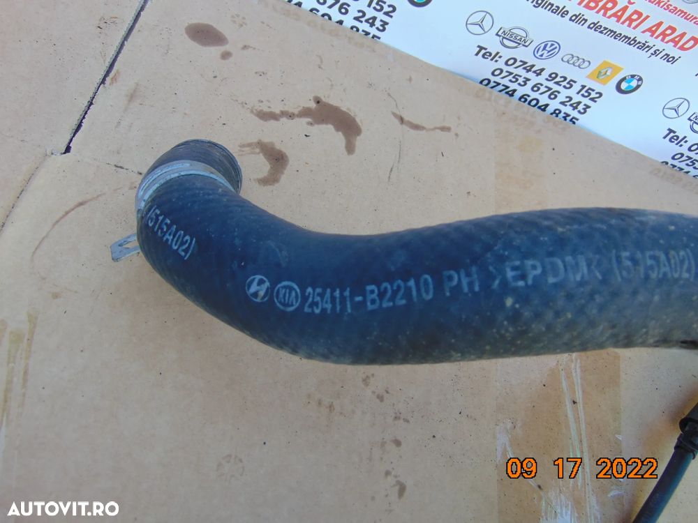 Furtun apa Kia Soul 2013-2019 furtun racire antigel dezmembrez - 3