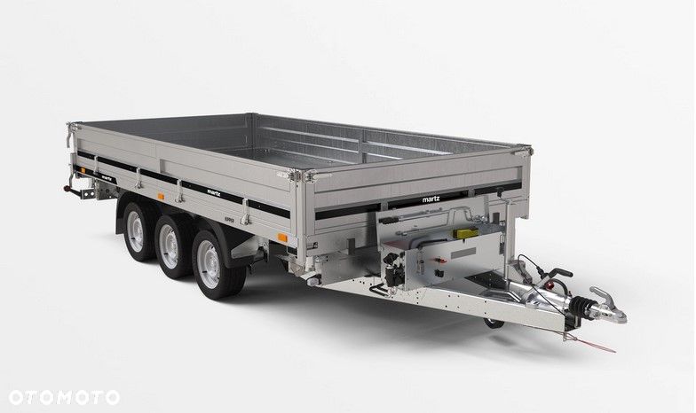 Martz Przyczepa Kiprowana MARTZ KIPPER 400/3 C 3,5T 405x197x40 cm 3 osie 3500kg 3-stronny kiper elektryczny+ręczny dostawa pod dom - 1
