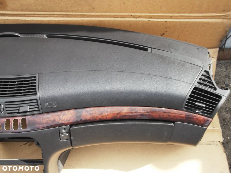 MERCEDES S-KLASA W220 KONSOLA DESKA PODUSZKI KOMPLET ORYGINAŁ EUROPA - 2