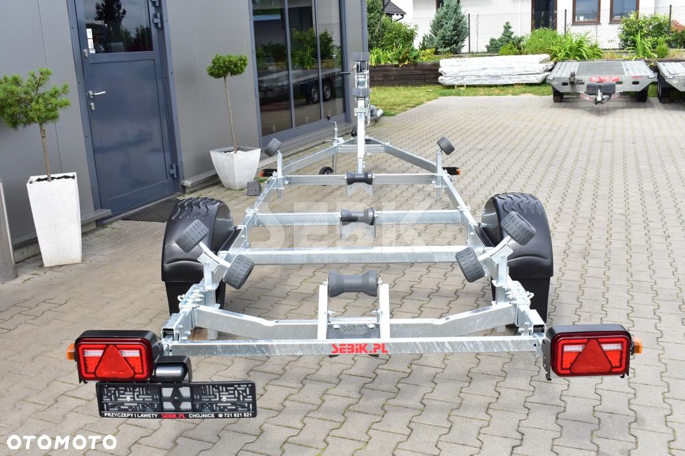 Brenderup Mocna przyczepa podłodziowa 180750UB X LED Alufelgi do łódki 5,5 m. - 7