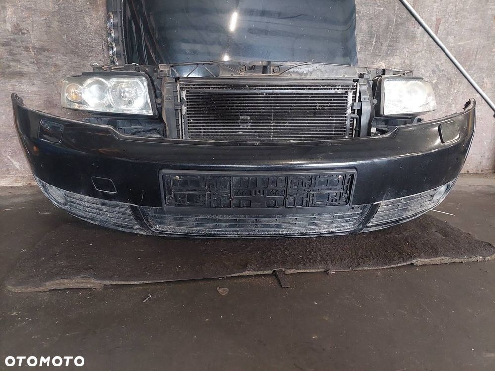 KOMPLETNY PRZÓD MASKA ZDERZAK LAMPY PAS BŁOTNIKI AUDI A4 B6 EU LY9B - 9
