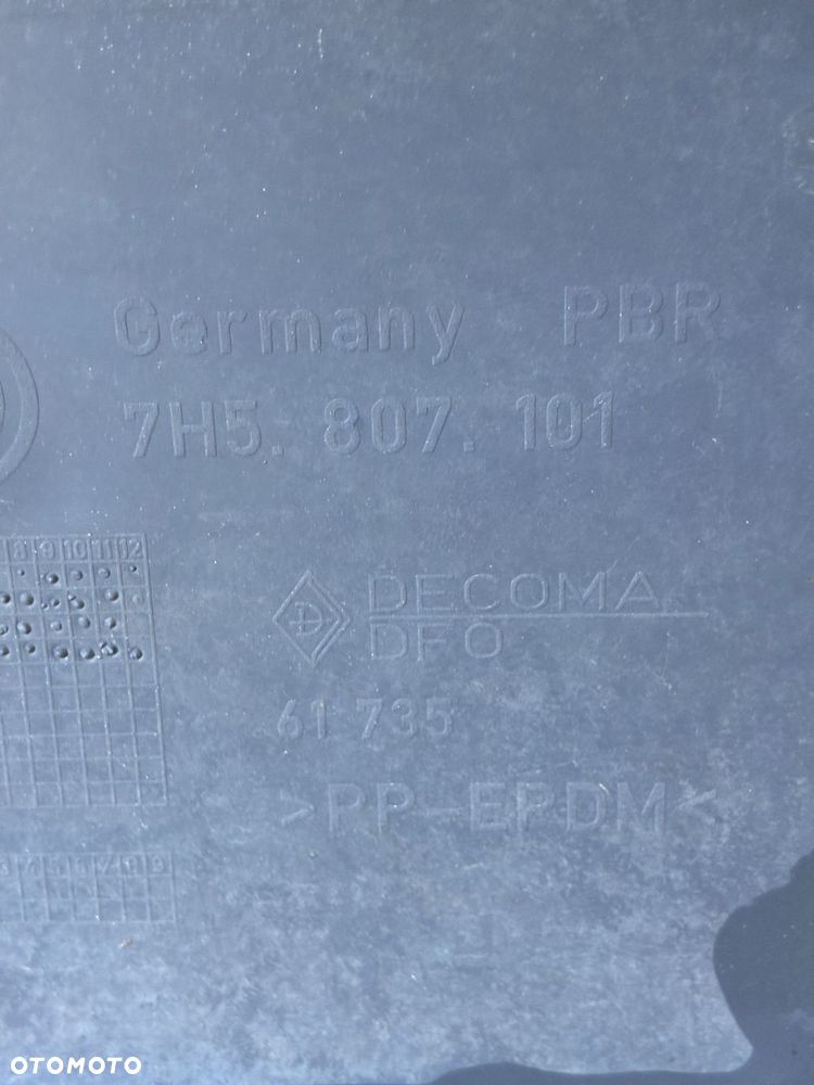 VW T5 MULTIVAN ZDERZAK PRZÓD  PRZEDNI  HALOGEN KOMPLET 7H5807101 - 12