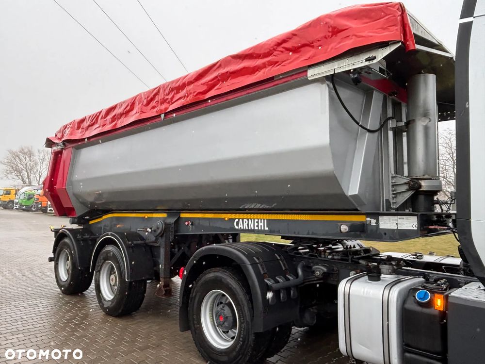 Carnehl MC2A20 2 osie szeroki rozstaw , osie SAF, mulda stalowa, (SChmitz, Schwarzmuller, Meiller, Langendorf) oś podnoszona, automatyczna plandeka - 6
