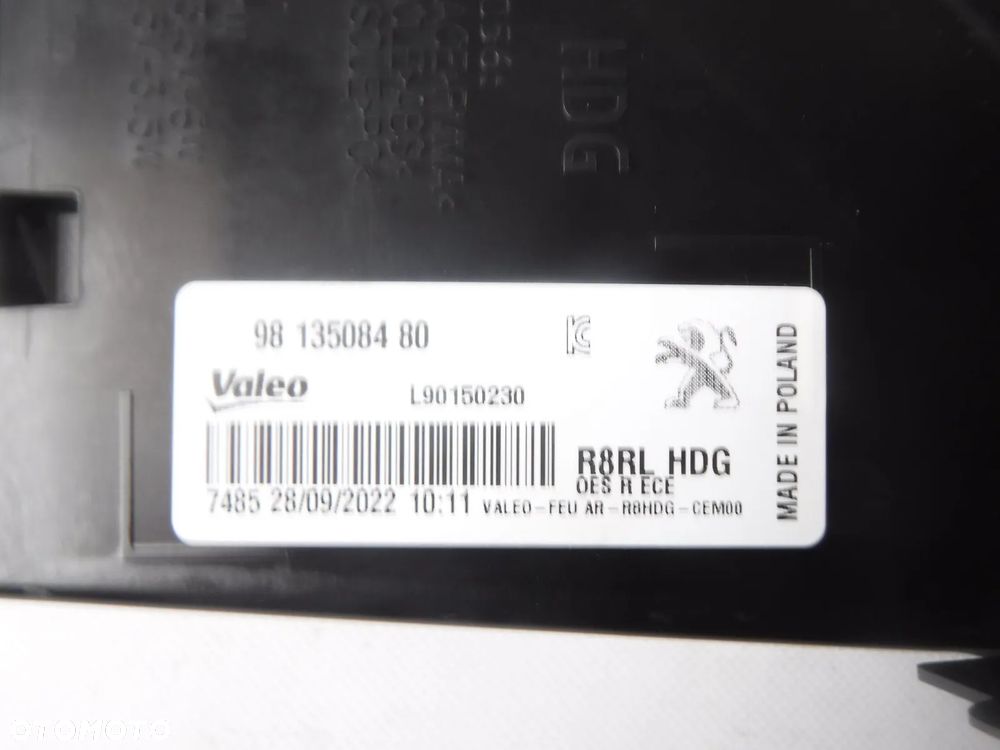 peugeot 508 ii kombi lampa tył prawa nowa oe uszkodzona - 2