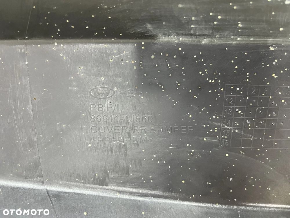 Zderzak tylny Hyundai I20 PB 1 I 12-14r. Lift tył nowy oryginalny 86611-1J500 - 17