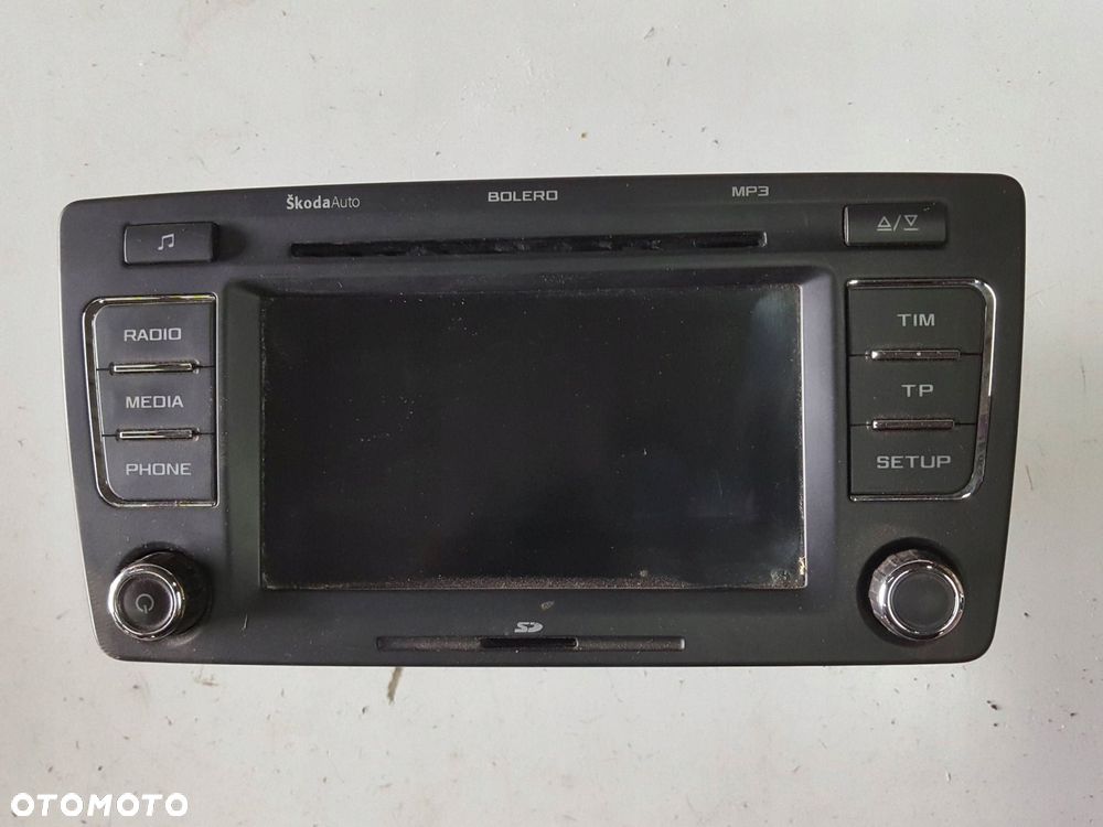 SKODA OCTAVIA 2 II LIFT 08-12r RADIO 1Z0035156M - 1
