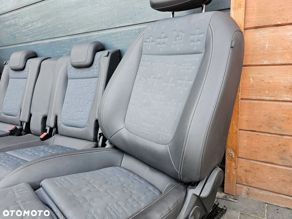 FOTELE PRZÓD TYŁ PODUDZIA PÓŁSKÓRA OPEL MERIVA B EUROPA PODGRZEWANE - 4