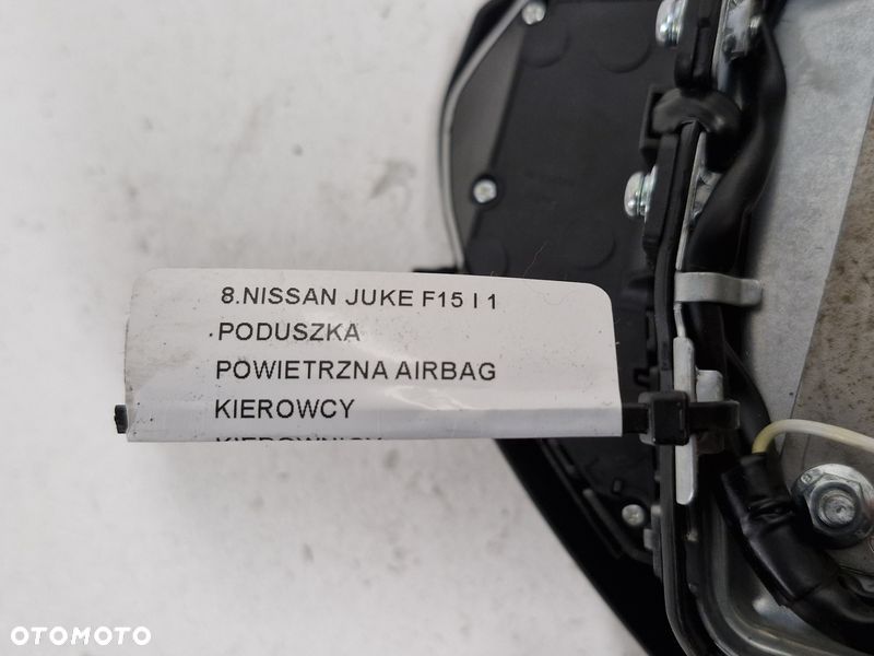 nissan juke f15 i 1 poduszka powietrzna airbag kierowcy kierownicy 985101ka8b - 10