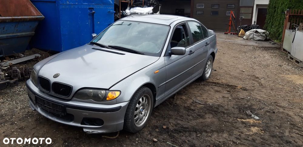 bmw e46 01- silnik 318i n47 dzwi maska klapa tył zderzak błotniki LAK SILBERGRAU METALIC - 1