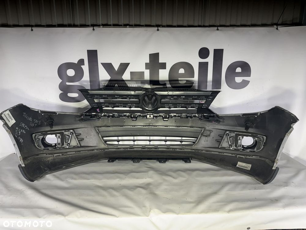 Vw Tiguan I 5N Lift Zderzak Przód Przedni 11-15 LA7W Sprysk. 5N0807221K - 8