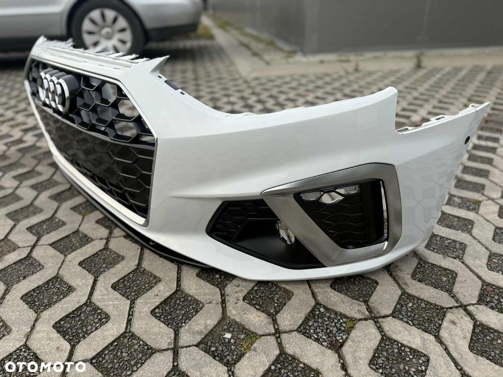 Audi A4 B9 Lift S Line Zderzak Przód Przedni 6xPDC 20-24 LS9R - 12