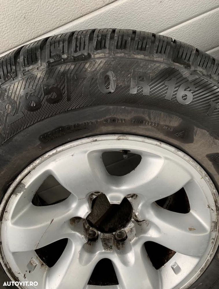 Jante roți R16 Prindere distanță între prezoane  (PCD): 6x139.7.  Gaură Centrală (CB): 110 mm Compatibile j120 toyota land cruiser Nissan patrol etc - 5