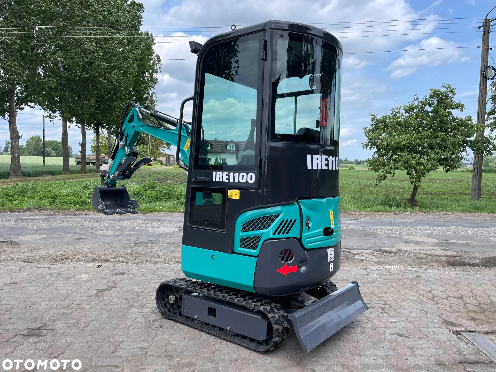 Yanmar Minikoparka IRE 1100 IRE 1100 KG*Pług,Pełna oszklona kabina,2025 ROK_FABRYCZNIE NOWA! - 7