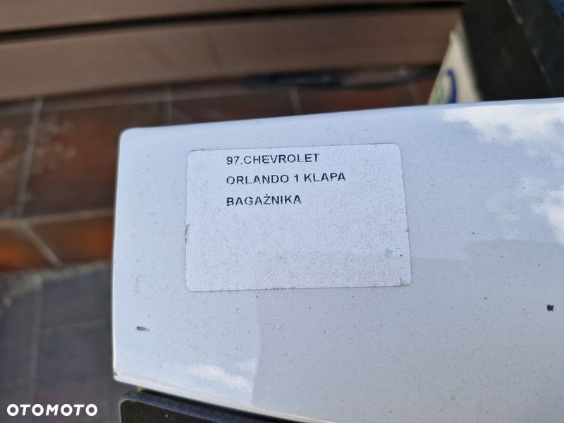 chevrolet orlando klapa bagażnika tył tylna - 2