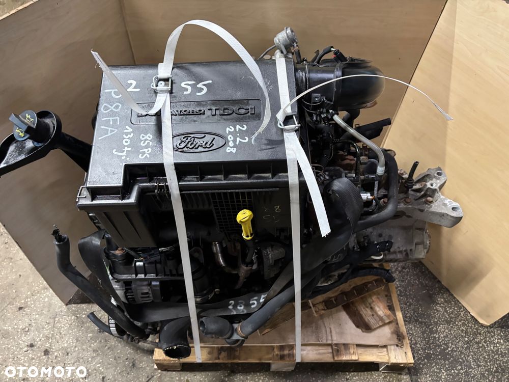 FORD TRANSIT SILNIK MOTOR 2.2 TDCI 2008 P8FA CAŁKOWICIE KOMPLETNY film video - 6