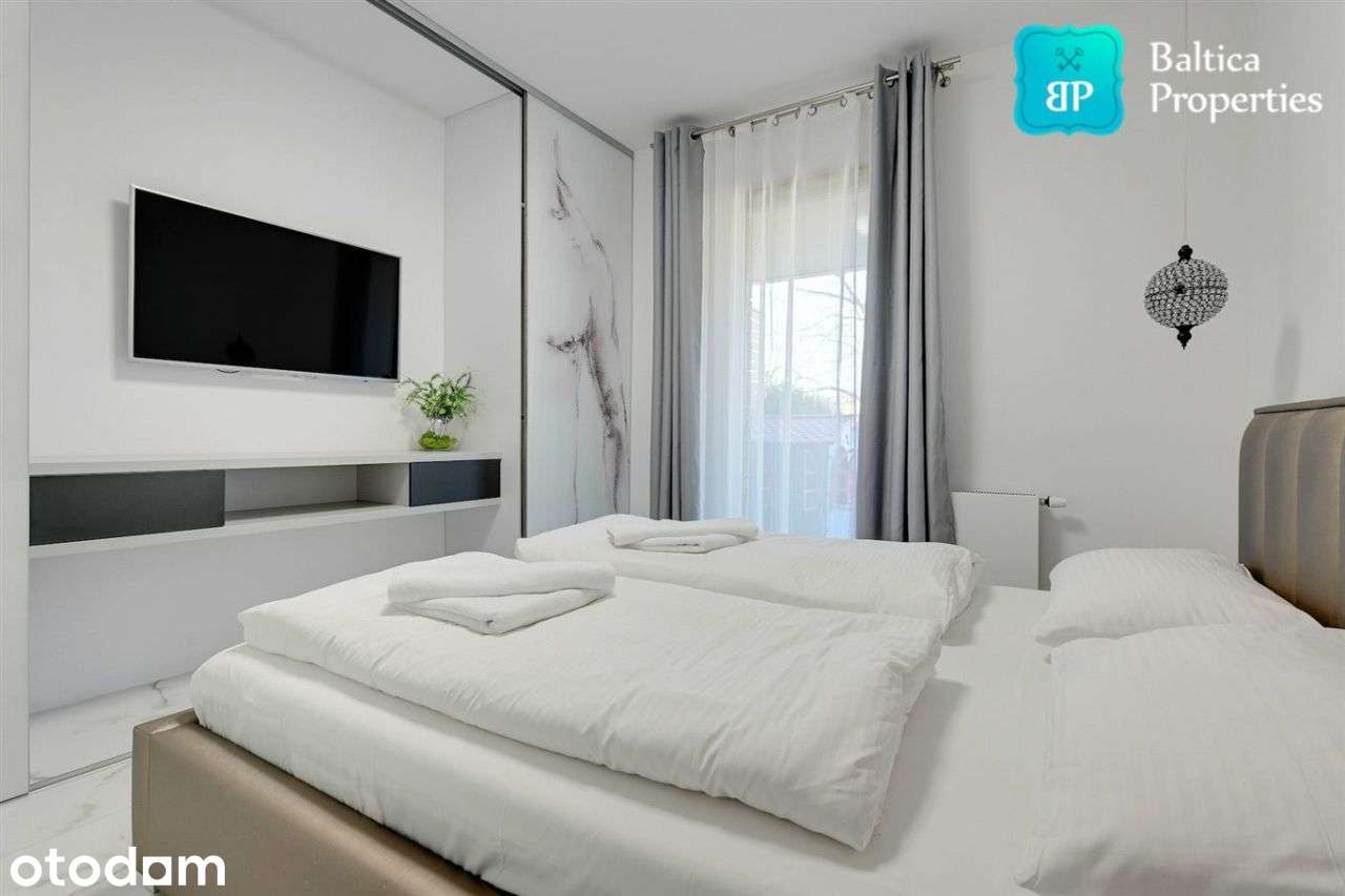 3pok + garaż + ogród + fitness i sauna Jelitkowo