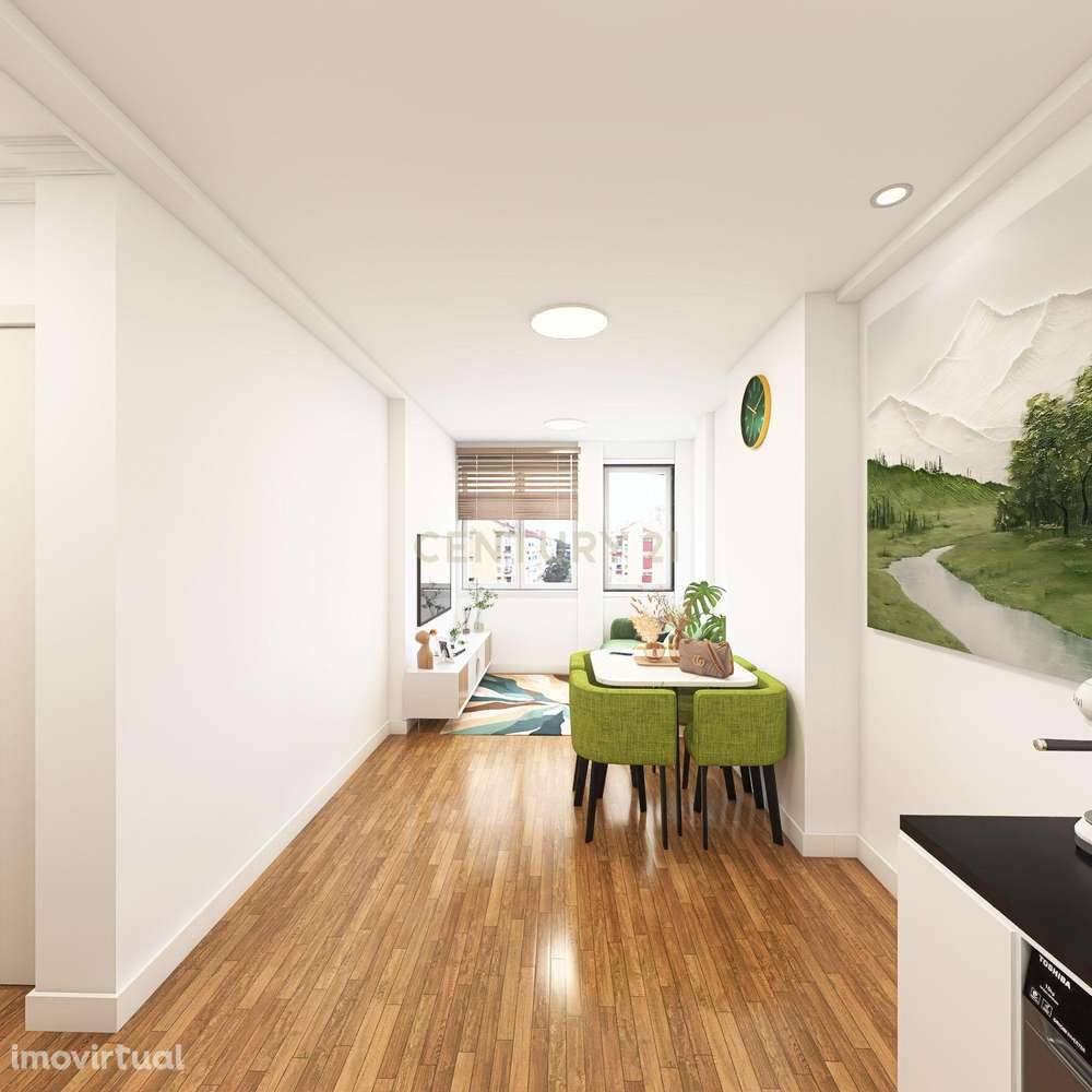 Apartamento T1 Remodelado na Reboleira, 8 Minutos a Pé do Metro. - Grande imagem: 3/22