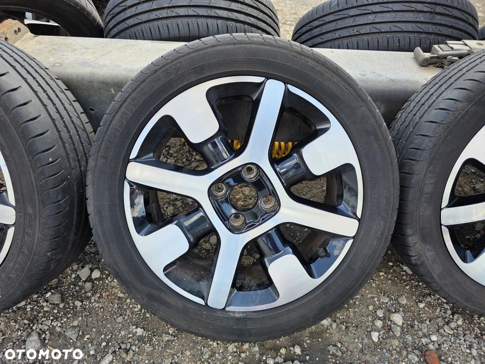 KOŁA FELGI ALUFELGI 4X108 205 50 R17 ET19 PSA PEUGEOT CITROEN - 4