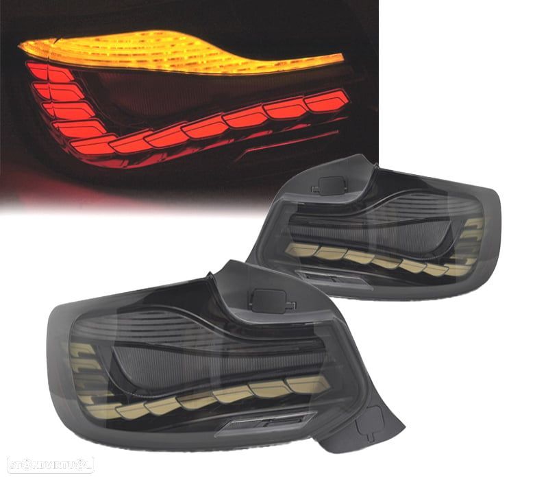 FAROLINS BMW F22 F23 F87 14-21 OLED FUMADOS - 1