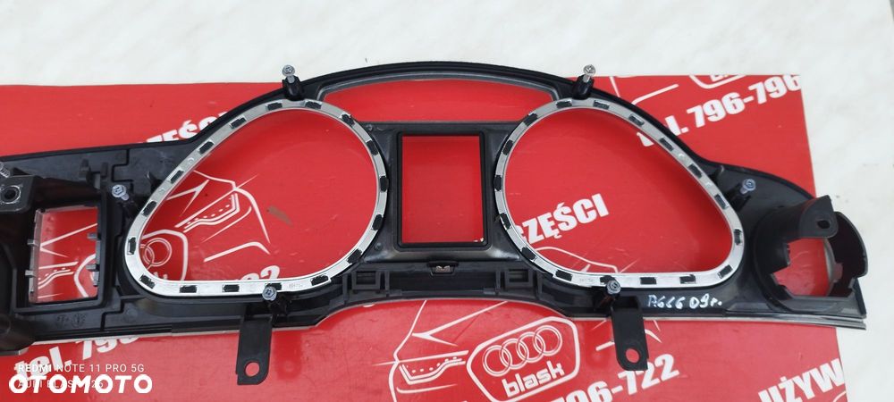 Ramka Osłona Licznika Srebrna Audi A6 C6 2009 Części Blask Gołdap - 8