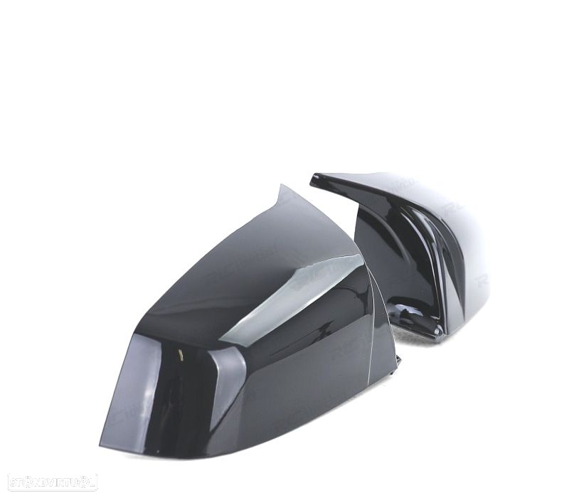 CARCAÇAS DE ESPELHO PARA BMW E60 E61 07-09 LOOK M PRETO BRILHANTE - 4