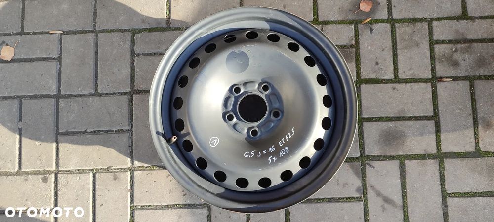 FELGI STALOWE 5x108 6.5Jx16 CALI ET52,5 FORD VOLVO 2 SZTUKI PARA - 2