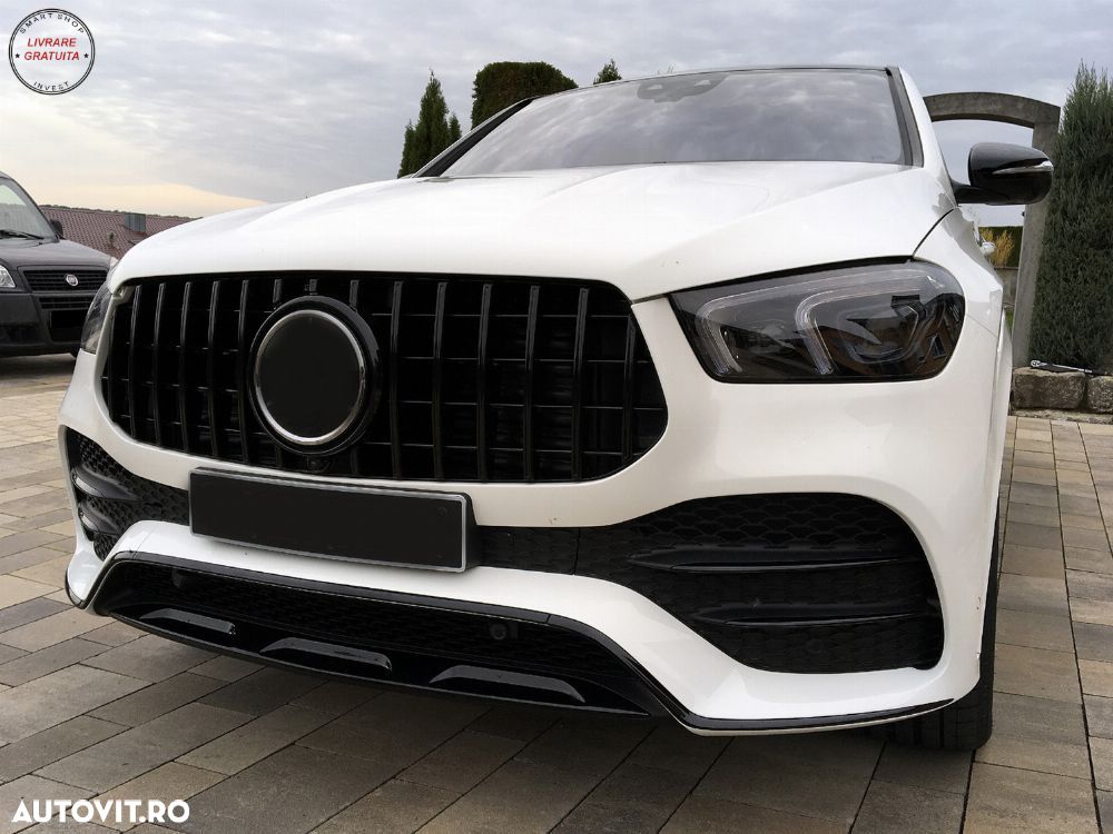 Grila Centrala Mercedes GLE SUV W167 V167 GLE Coupe C167 Sport Package (2019-Up) G- livrare gratuita - 7