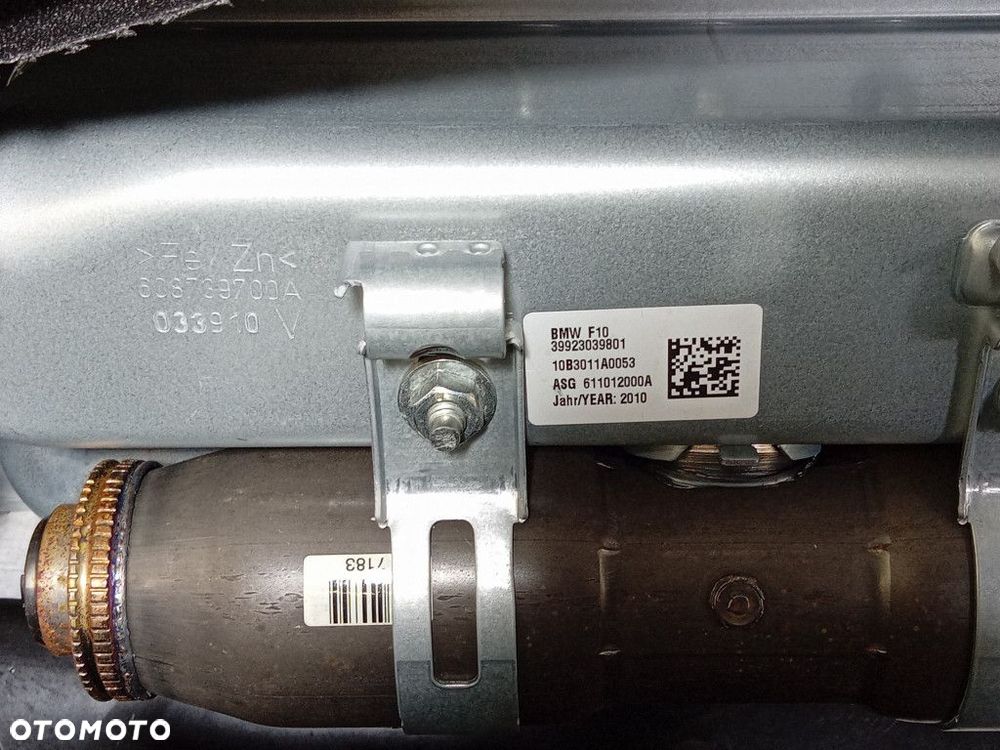 BMW 5 F11 F10 DESKA ROZDZIELCZA KONSOLA AIRBAG PODUSZKI EU - 9