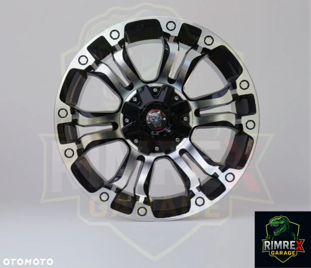 Felgi 18” 6x139.7 ET0 – Dodge RAM – Black Machine Face – Nowe - 3