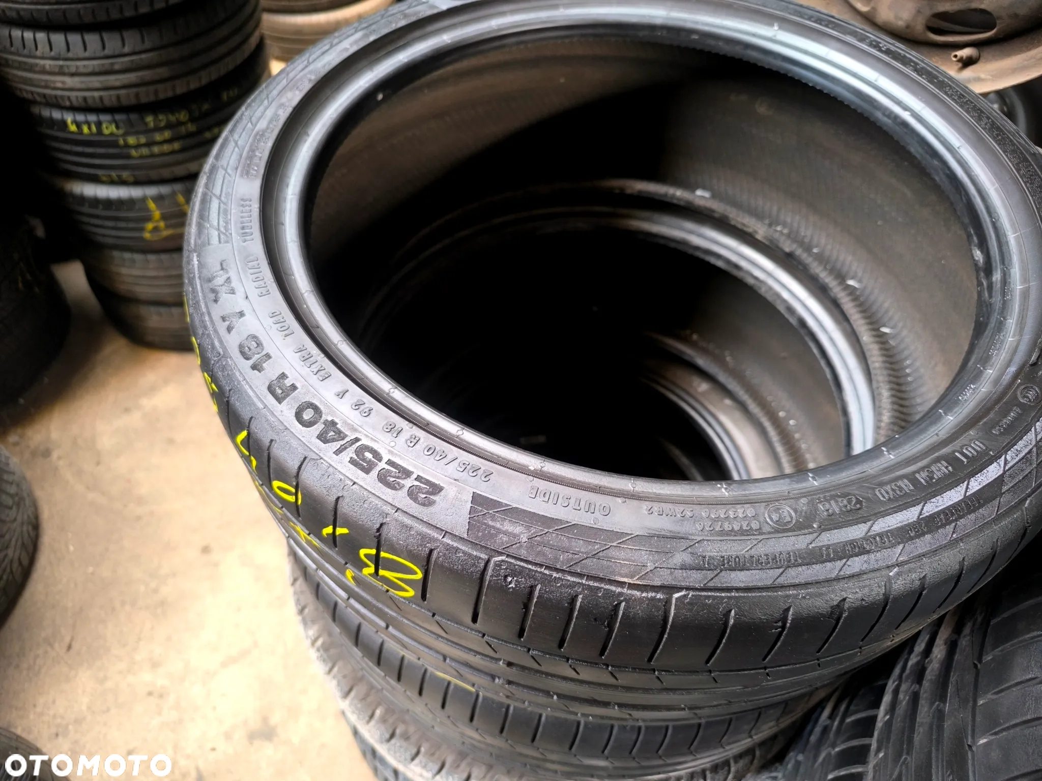 225/40R18 92Y XL Opony Letnie Lato HANKOOK VENTUS S1 EVO2 CONTINENTAL ContiSportContact 5 4-5mm Legnica ALU-RAD 225/40 - 4